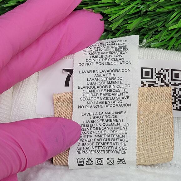 Vintage 80s Flower Heart Collared Sweatshirt Women XL 23x24 USA - Picture 8 of 13